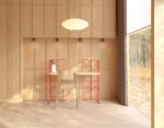 bureau wire dans maison d'architecte bois